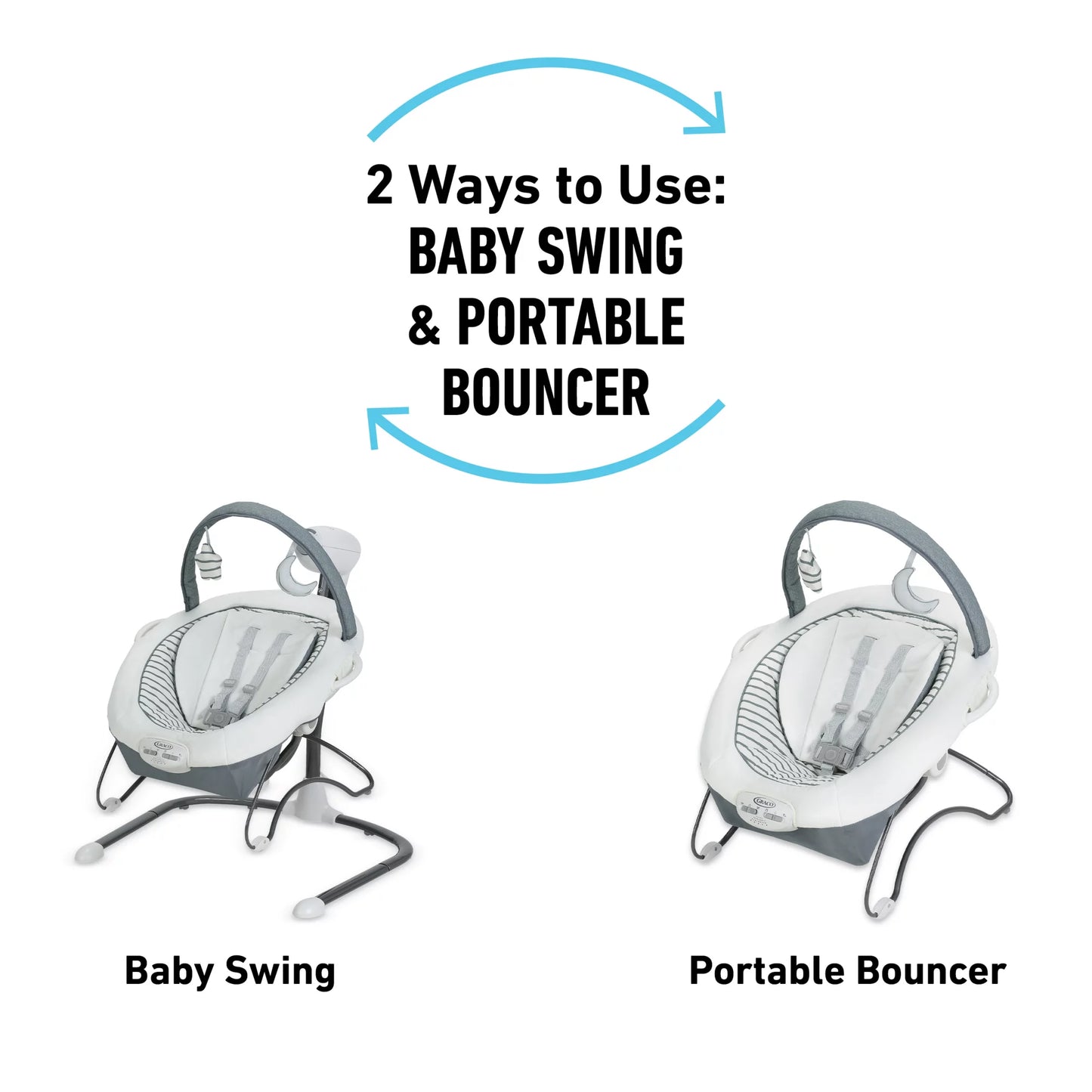 Graco® Soothe 'n Sway™ LX Swing with Portable Bouncer in Derby